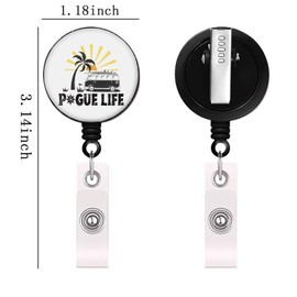 Lywjyb Birdgot TV Show Inspired Badge Reel Adventure Gift North Carolina Gift Survival Merch (poguee Life Badge CA)