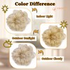 PHOCAS 2PCS Messy Hair Bun Hair Piece Natural Curly Space