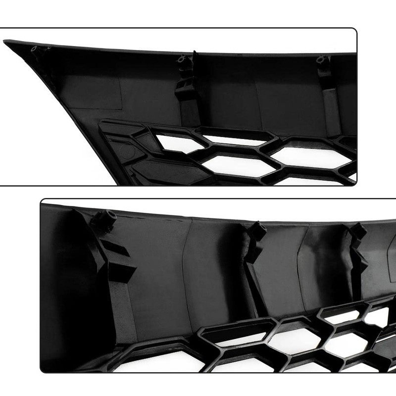 PIT66 Grille Front Upper Bumper Grille Guard Matte Mesh Front