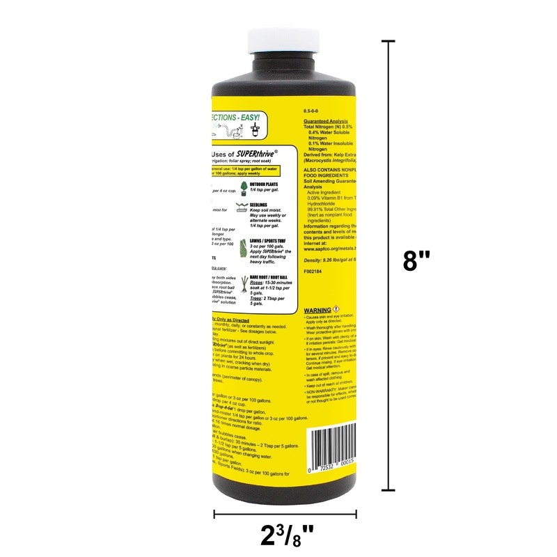 SUPERthrive Plant Vitamin Solution, 1 Pint