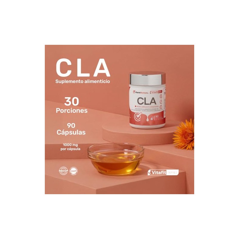 Vitamin Boutique CLA Suplemento alimenticio con ácido linoleico conjugado 90
