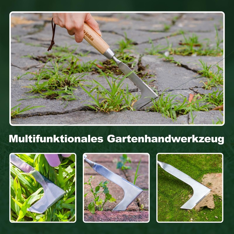 Eadwiella Joint Scraper, Weed Remover for Between Paving Stones Joint