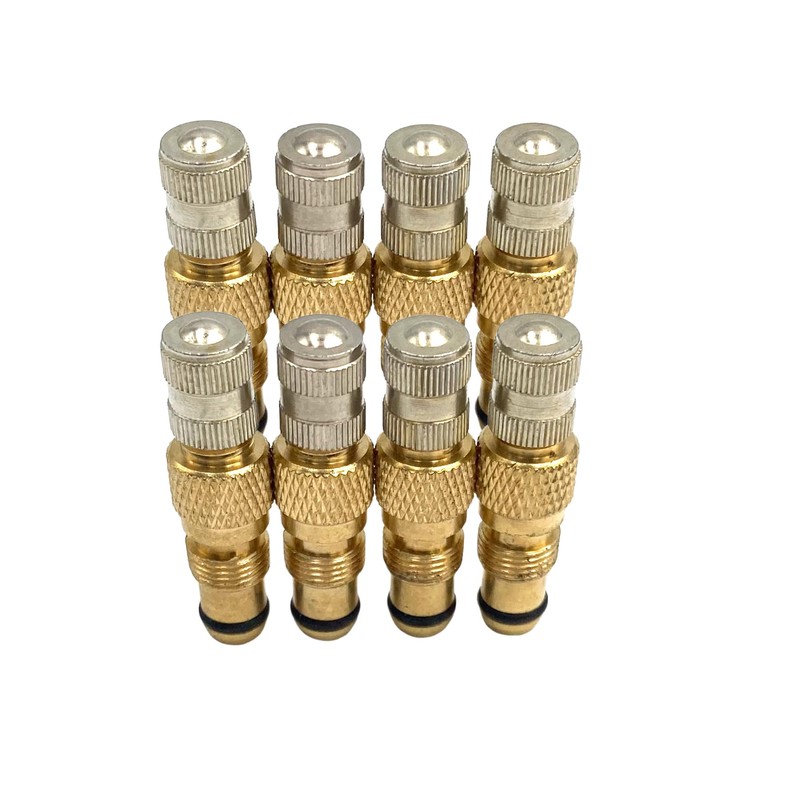 8Pcs Tractor Valve Stems,Brass Tractor Air Liquid Valves TR618A TR218A