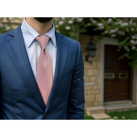 [S&W SHLAX&WING] Men's Necktie, Suit, Jacket, Classic, 57.9 inches (147 cm), Blue, Green, Red, Paisley, B60-S