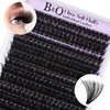 B&Q Lash Clusters 280PCS 100D Cluster Lashes Ultrasoft Eyelash Clusters