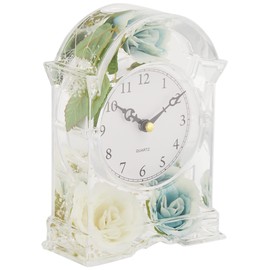 Pacific GLD 58805 Acrylic Underwater Flower White & Blue Watch W 4.3 x D 2.0 x H 5.9 inches (11 x 5 x 15 cm)