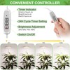 LORDEM Bamboo Grow Light for Indoor Plants, Full Spectrum LED