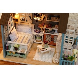 DIY Miniature Dollhouse Kit with Music Box Rylai 3D Puzzle Challenge for Adult Kids Z008