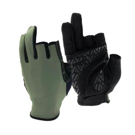 Otafuku Gloves FB-57 FB-57 Backless Gloves FUBAR (Artificial Leather, Microfiber, 3 Finger Insert, Shock-Absorbing Padding)