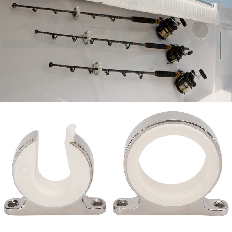 316 Stainless Steel Horizontal Fishing Rod Rack Multiple Rod Holder