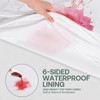 WINKAURA Full Size Waterproof Mattress Protector Fits 6-9" Deep Pocket
