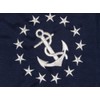 12x18 Embroidered Sewn Yacht Ensign Nautical 210D Solarmax Nylon Flag
