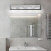 Donrao 30-Inch 4-Light LED Modern Chrome Bathroom Vanity Light Fixtures