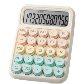 Mr. Pen- Mechanical Switch Calculator, 12Digits, Large LCD Display, Colorful Calculator Big Buttons, Mechanical Calculator, Calculators Desktop Calculator, Cute Calculator, Aesthetic Calculator