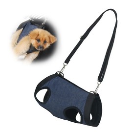 Cat Carrier Pouch, Cat Pouch Carrier, Soft and Breathable, Washable and Foldable, for Nail Trimming, Veterinary Visits, Medication, Dental Care and Travel (Blue, L)