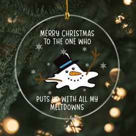 Funny Friend Christmas Ornaments 2024, White Elephant Gifts Funny, Funny Christmas Gag Gifts for Friends Women,Gag Gifts Funny Adult, Stocking Stuffers for Friends Coworkers