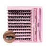 110 Pcs Wimpern Extensions Set, 40D 8-16MM Lash Extension Set,