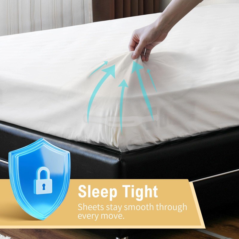 Fododo Bed Sheet Holders - Pack of 4 Heavy Bed