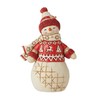 Enesco Heartwood Creek - Nordic Red Sweater Figure Noel Noel