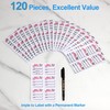 GUEER for Oil Change Sticker Static Cling, Clear Stickers 120