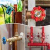 M METERXITY 2-Set Outside Faucet Handle, 8x8mm Paint Cast Iron