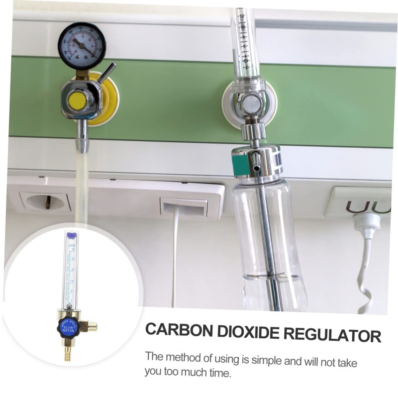 TEHAUX Gas Regulator for Argon Tanks Pressure Indicator Easy to