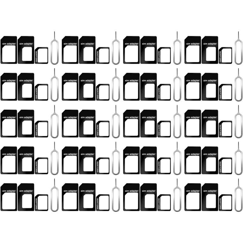10 Pack SIM Card Adapter Kit, 4 in 1 Nano
