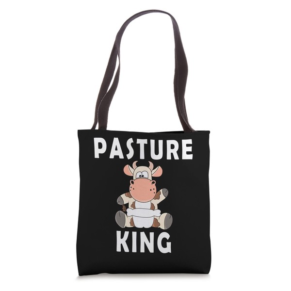 Pasture King Funny Baby Cow Calf With Diapers Tote Bag