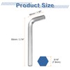 sourcing map Hex Key Wrench 5/16" 45# Carbon Steel L-Shape