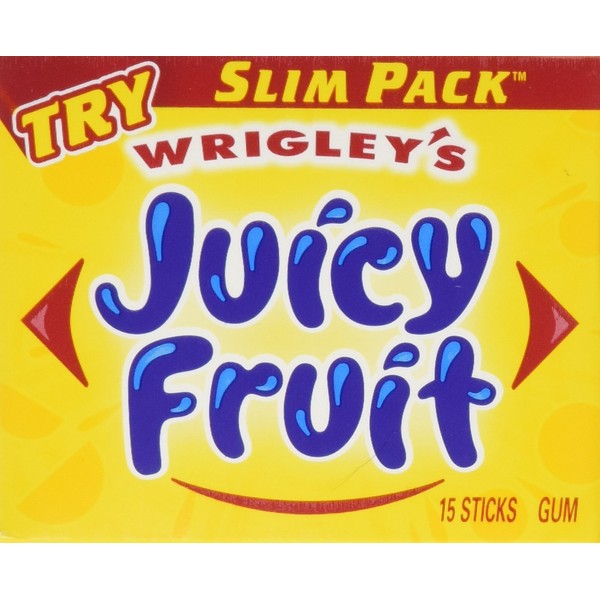 Wrigley's Juicy Fruit Slim Pack, 14 Ounce
