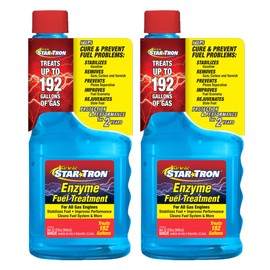 StarBrite 2 Pack Star Tron Enzyme Fuel Treatment SEF Gasoline Formula - 1 oz. Treats 6 Gallons - 32 Oz