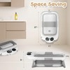 Collapsible Baby Bathtub for Newborn, Baby Bath Tub with Thermometer