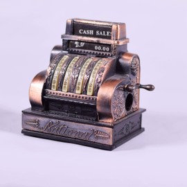 Metal Rare Die Cast Sharpener Cash Register Pencil Sharpener Collectible Replica Miniature National Cash Register Vintage Finished