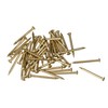 sourcing map Small Tiny Brass Nails 2x25mm for DIY Decorative