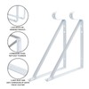 HOME MASTER HARDWARE Heavy Duty Closet Shelf Rod Brackets Supports