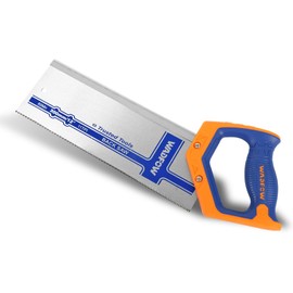 WADFOW 12 Inch Pro Hand Saw: 11 TPI Fine-Cut Soft-Grip Hardpoint Handsaw with Ergonomic Non-Slip Handle - Perfect for Sawing, Trimming, Gardening, Drywall and Plastic Pipes