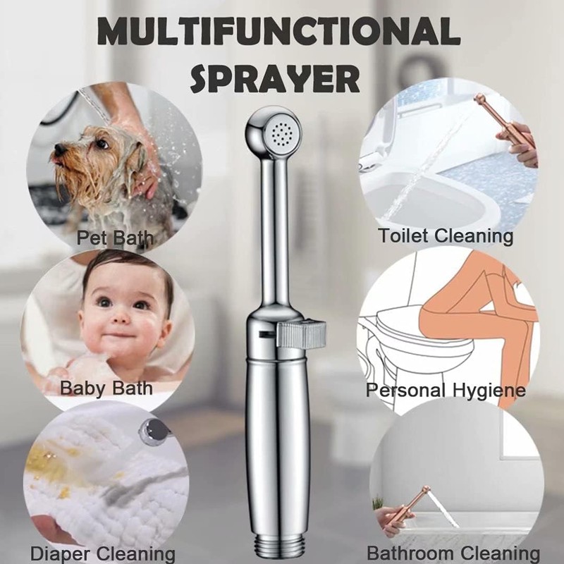 SonTiy Handheld Bidet Sprayer for Toilet, Cloth Diaper Sprayer Set