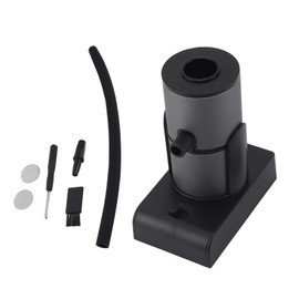 Portable Smoke Infuser Cocktail Drink Smoker 2 Gear DIY Kitchen Handheld Smoker for Meat Salmon Cheese BBQ Grill Gray