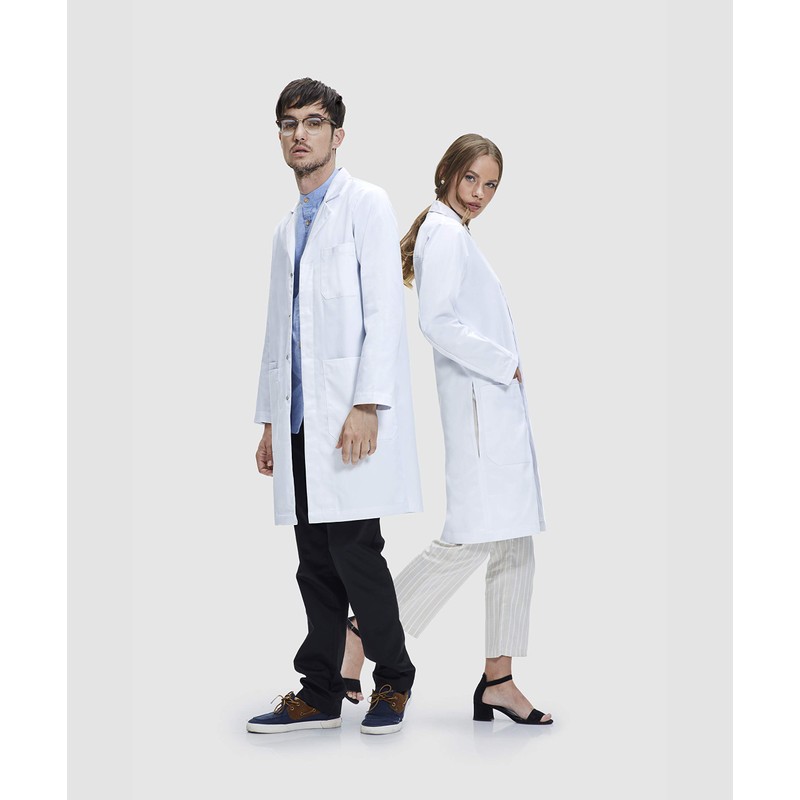 Dr. James Unisex White Polycotton Lab Coat UK-01-XL