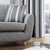 Fusion - Whitworth Stripe - 100% Cotton Cushion Cover -