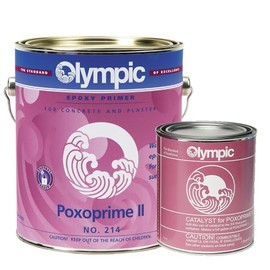 Olympic Pool Paint - Poxoprime II Primer - 1 Gallon - two-part epoxy primer for plaster or concrete pools.