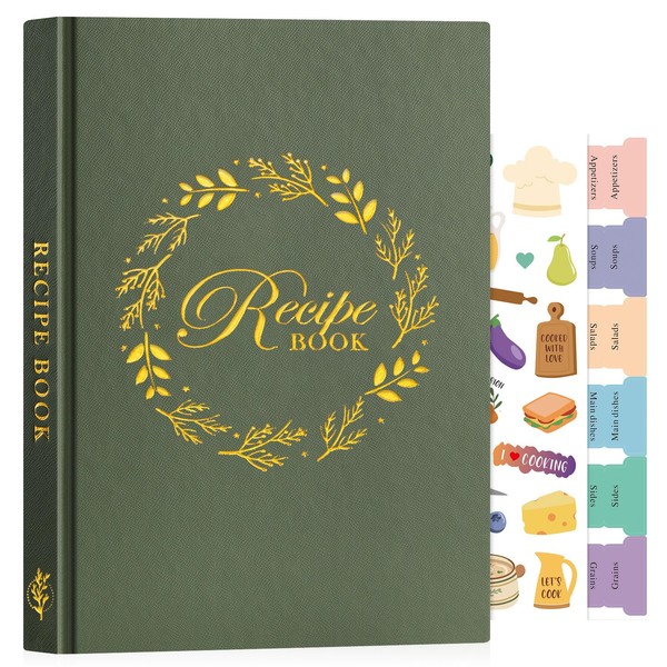 Lanpn B5 Blank Recipe Book Journal to Write in Your