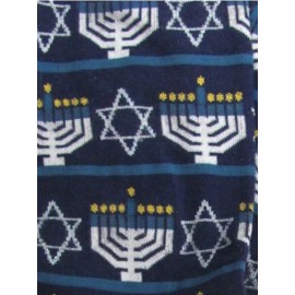 Socksmith NWT Beautiful Fair Isle Menorah Hanukkah Chanukah  Womens Novelty Socks