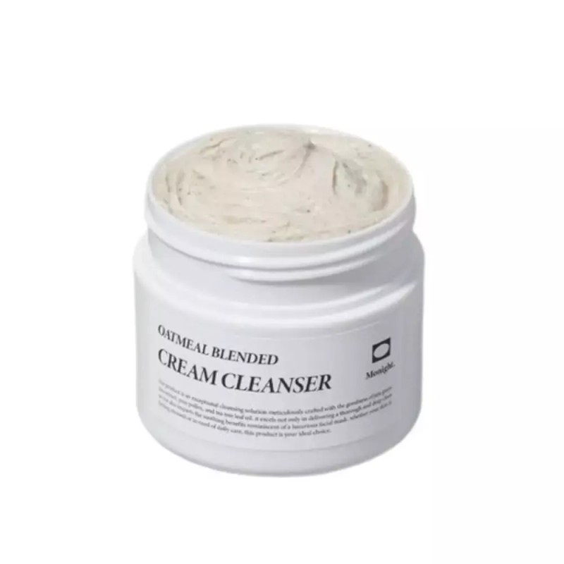 Monait 모나이트 오트밀 블렌디드 크림 클렌저 100g Monight Oatmeal Blended