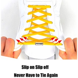 3 Pair Tieless Elastic Shoe Laces,No Tie Shoelaces One Size Fits All Adult Kids Strong Lock Shoestrings