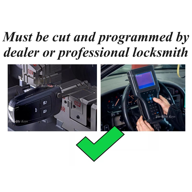 Bartolete Keys Keyless Remote Control Car Key Fob Fits 2016