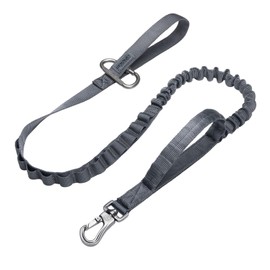 EXCELLENT ELITE SPANKER Tactical Bungee Dog Lead, Military Lead, Elastic Brown Black Dog Lead, Walking, Training Lead
