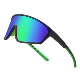 FEISEDY B1125 Sports Sunglasses Polarised Men Women Teenagers Cycling Glasses Mirrored Sports Glasses for Cycling Fishing Driving Running with UV400 Protection