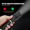 XHP90 Strong Light Flashlight with USB Cable IPX4 Waterproof 2300LM