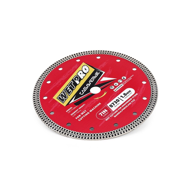 Casaverde 7" Porcelain Diamond Cutting Blade with 5/8" Arbor,Wet Cutting